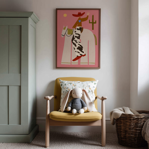 Into The Dusk | Cowboy Print | UNFRAMED