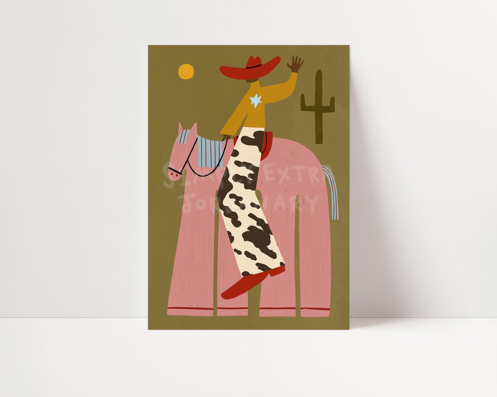 Into The Dusk | Cowboy Print | UNFRAMED