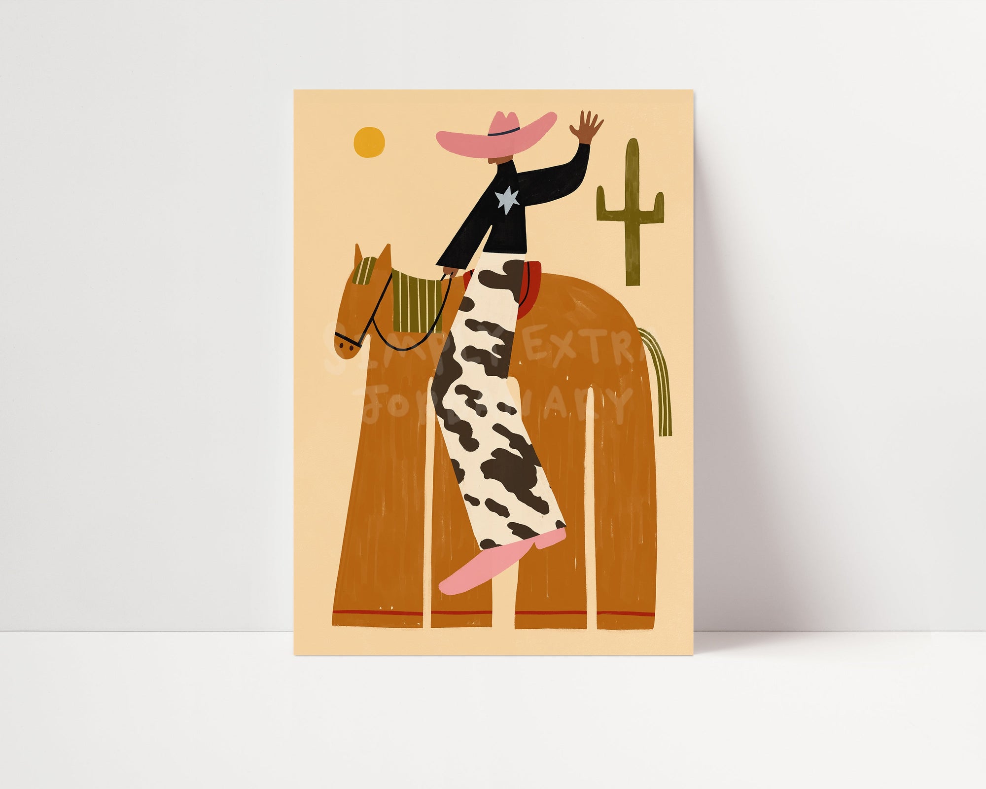 Into The Dusk | Cowboy Print | UNFRAMED