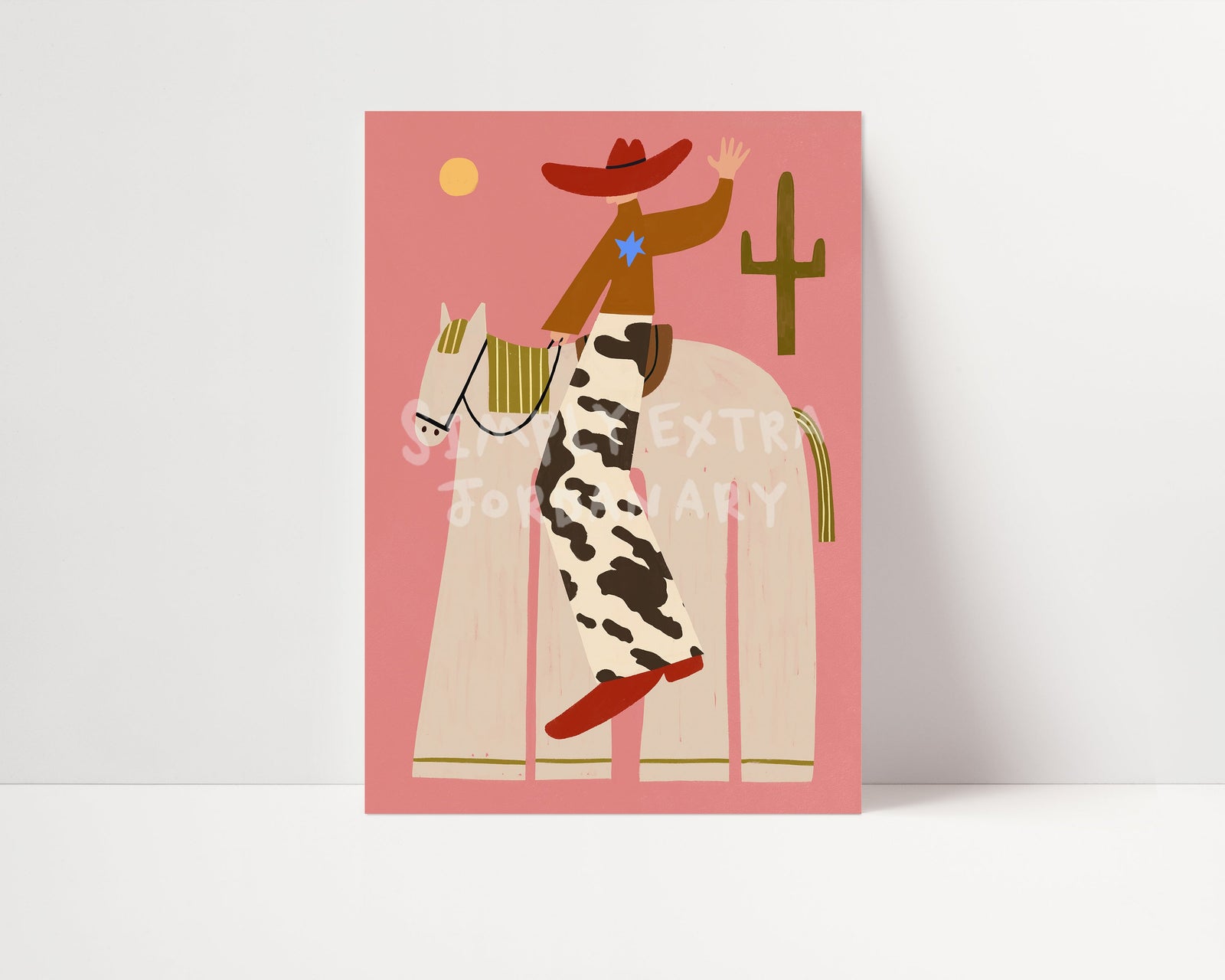 Into The Dusk | Cowboy Print | UNFRAMED