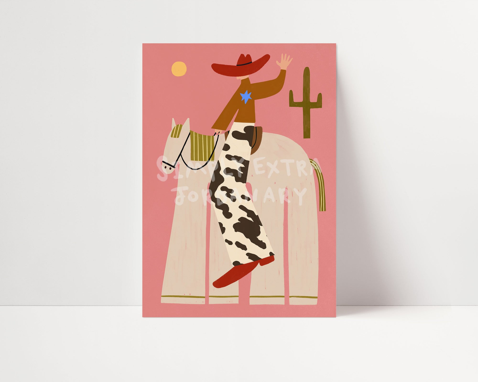 Into The Dusk | Cowboy Print | UNFRAMED