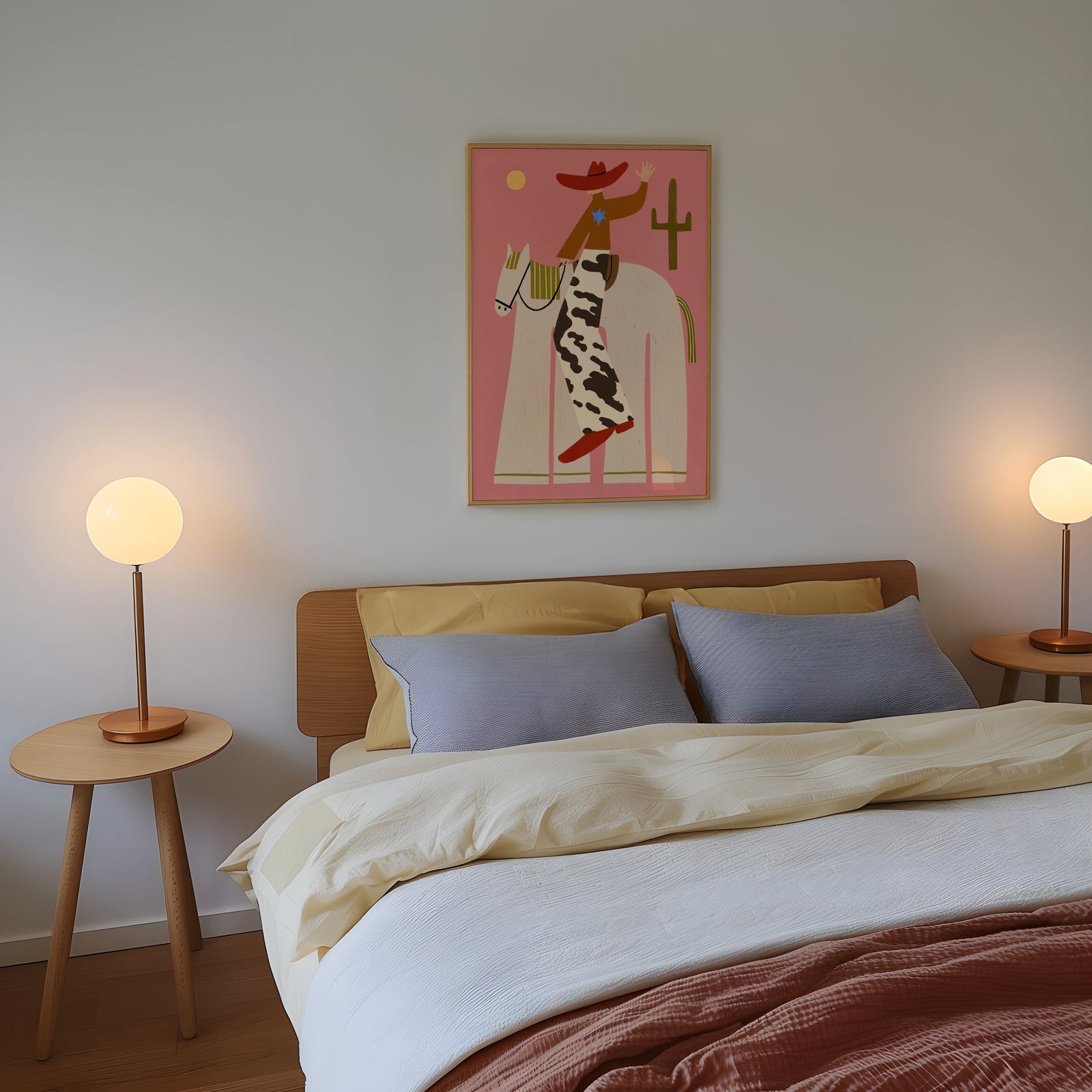Into The Dusk | Cowboy Print | UNFRAMED