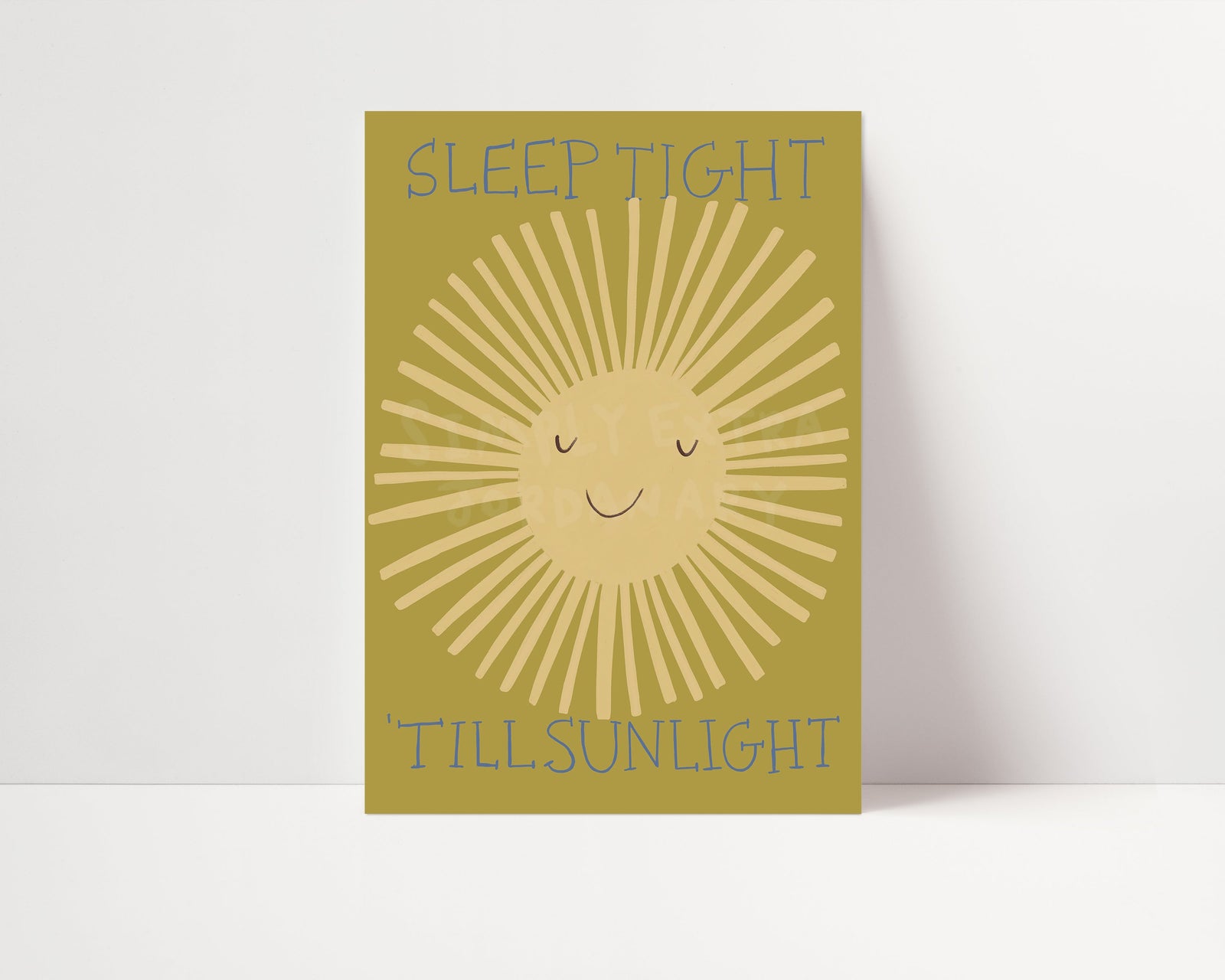 Sleep Tight 'Till Sunlight | Nursery Print | UNFRAMED