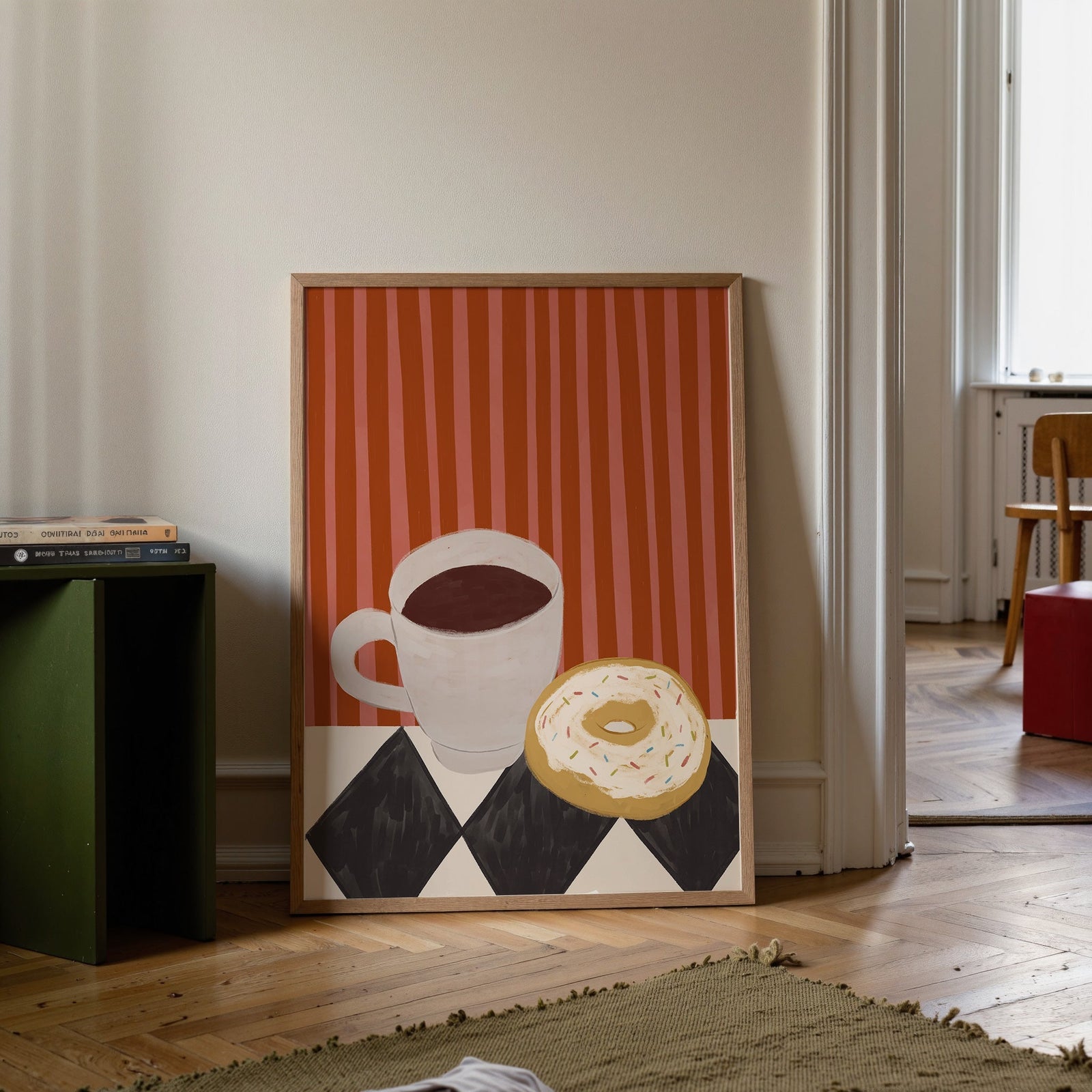 Coffee & Doughnuts | Coffee Print | UNFRAMED