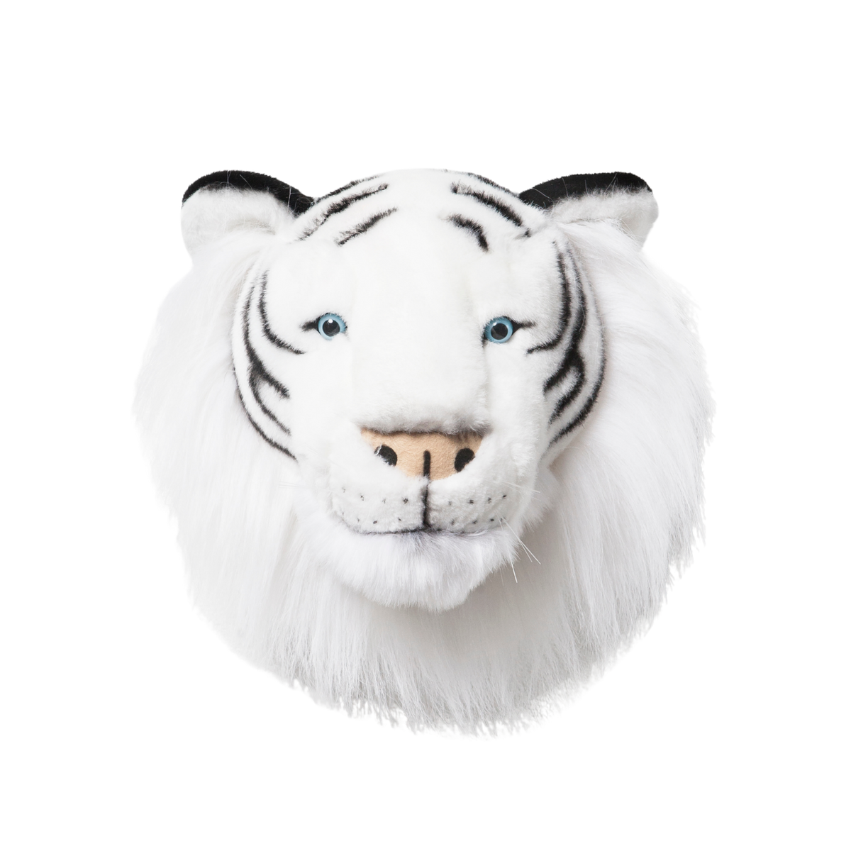 Albert the White Tiger Wall Mounted Plush Head