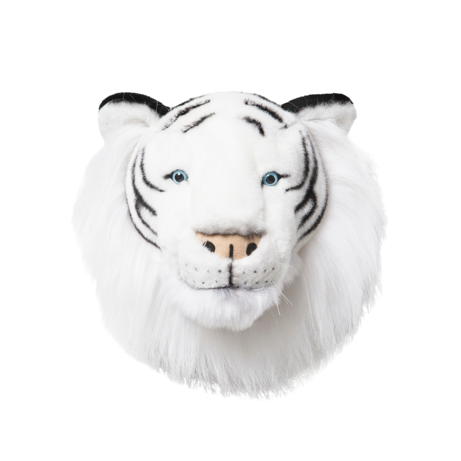Albert the White Tiger Wall Mounted Plush Head