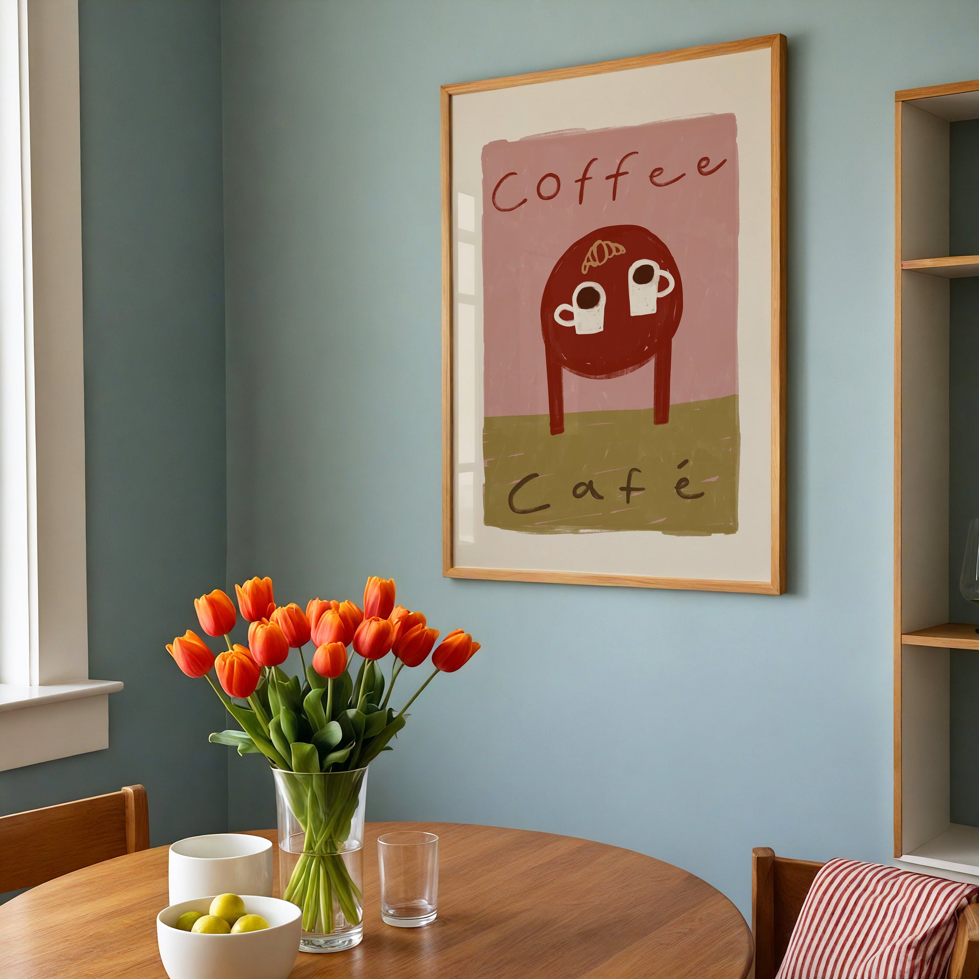 Coffee Cafe | Coffee Table Print | UNFRAMED