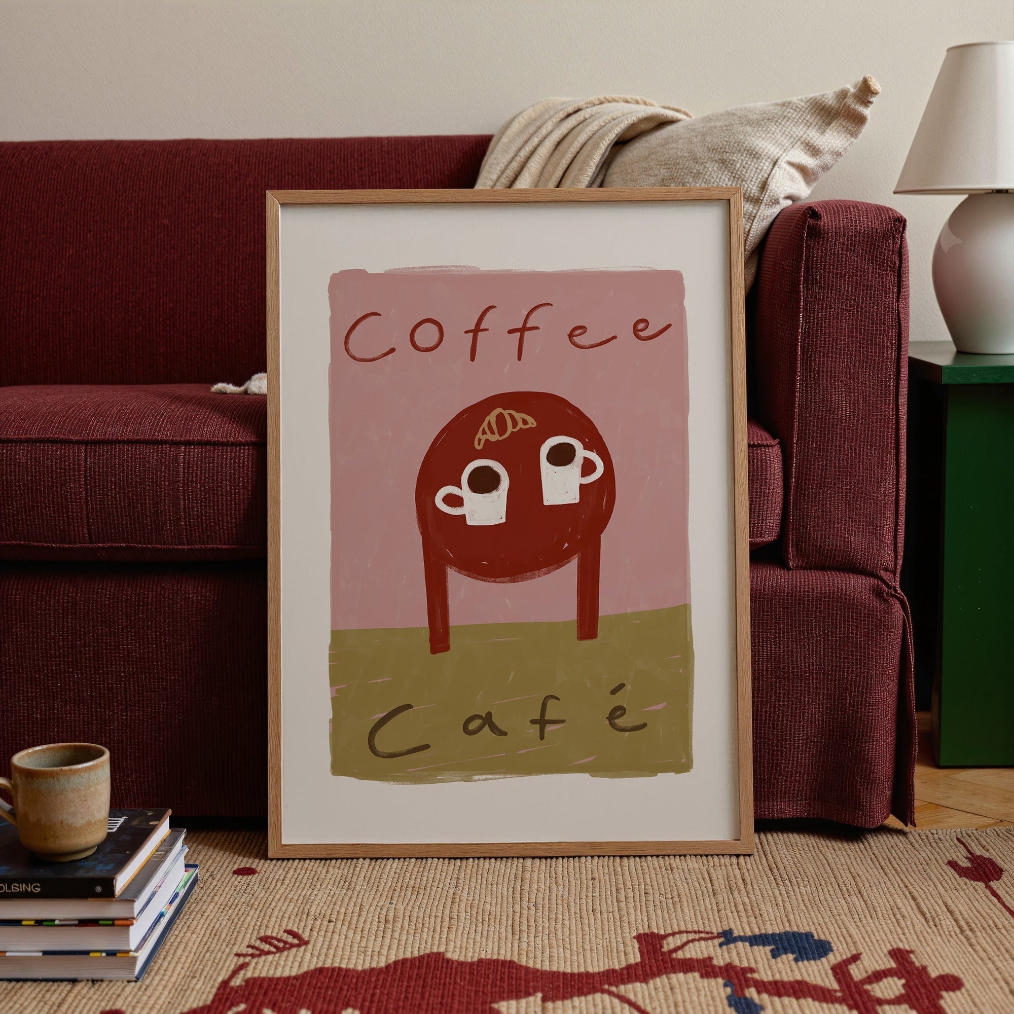 Coffee Cafe | Coffee Table Print | UNFRAMED
