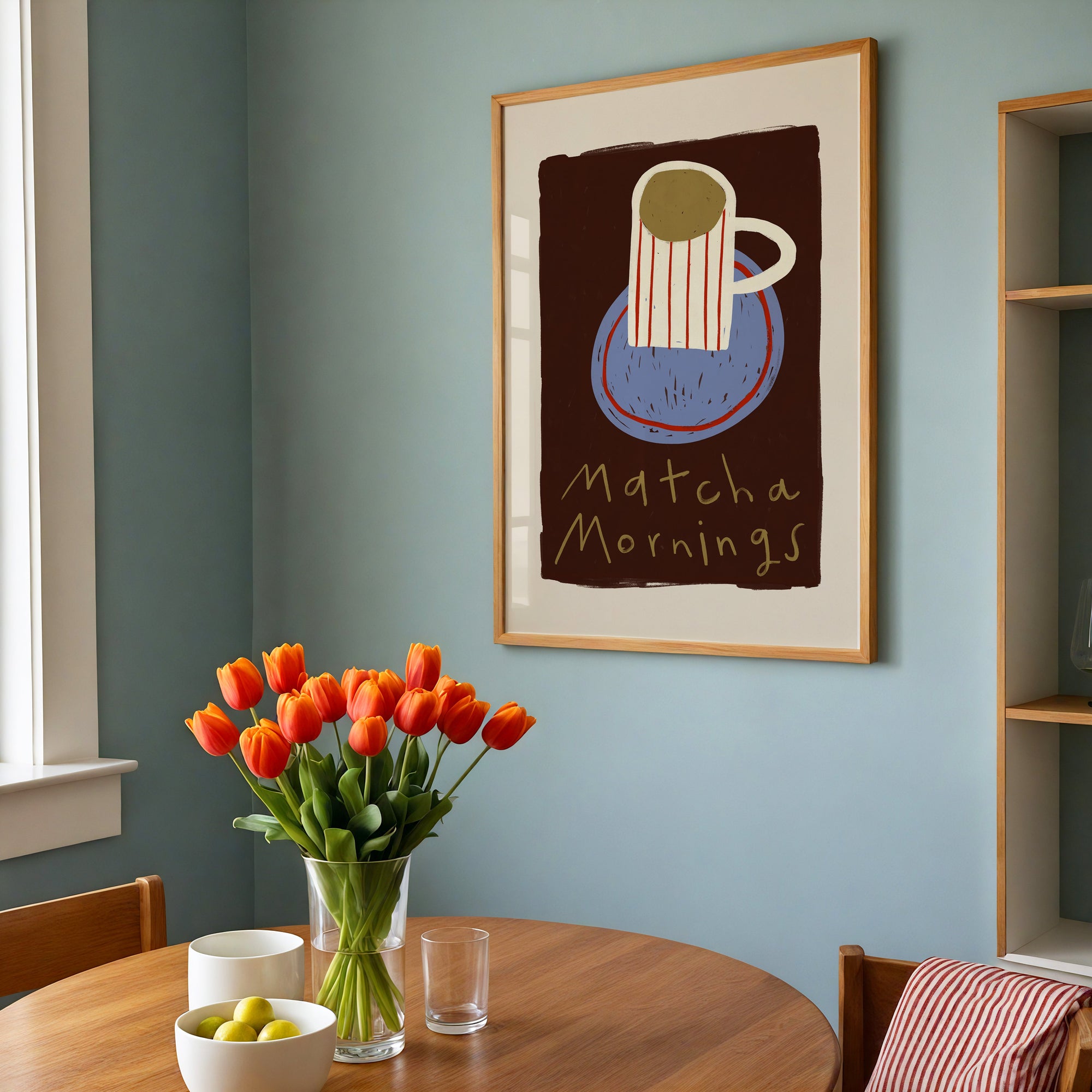 Matcha Mornings | Matcha Print | UNFRAMED