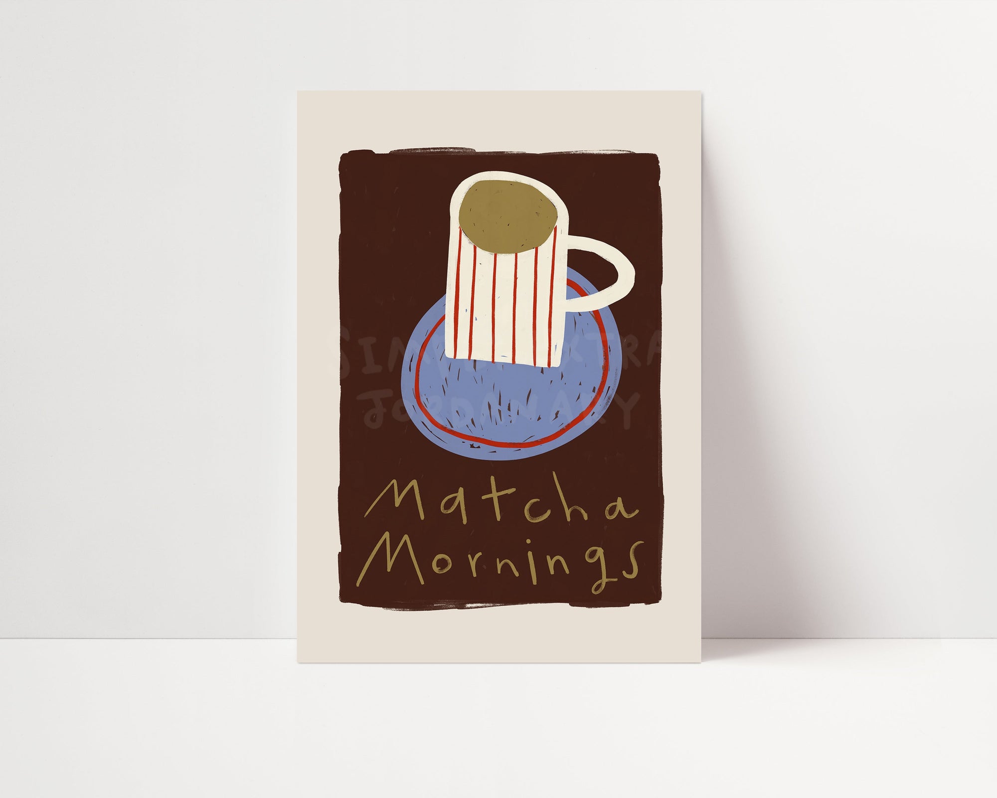 Matcha Mornings | Matcha Print | UNFRAMED