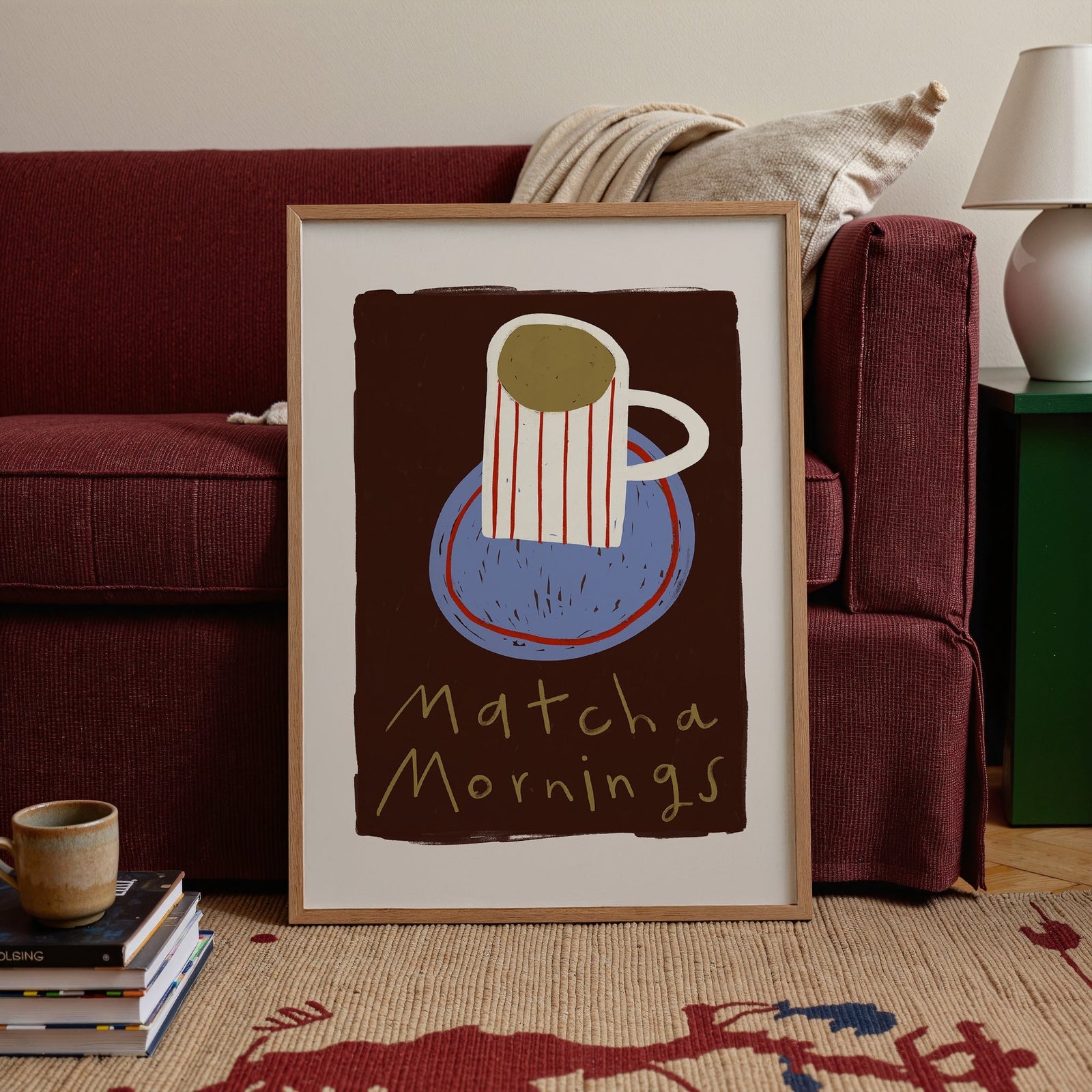 Matcha Mornings | Matcha Print | UNFRAMED