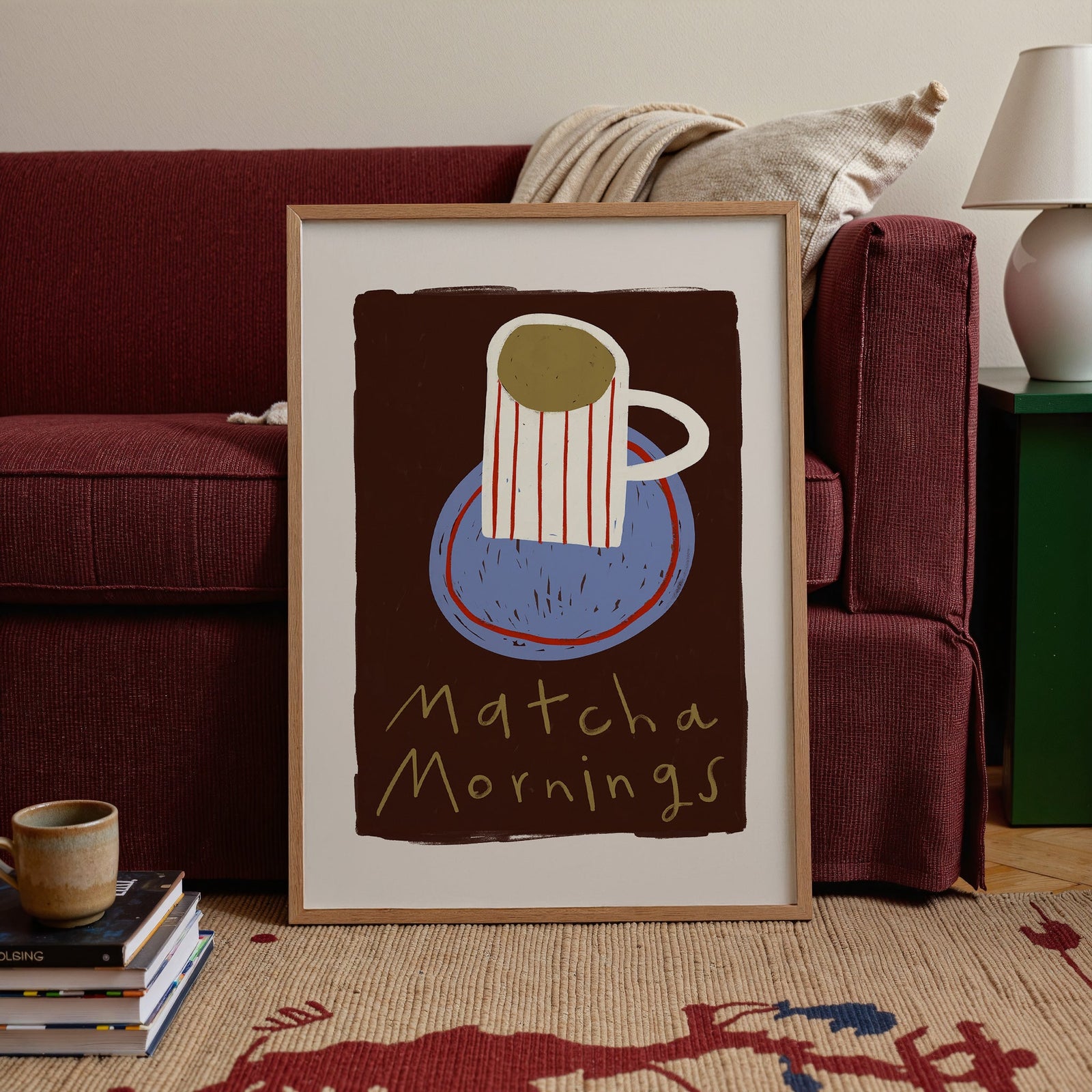 Matcha Mornings | Matcha Print | UNFRAMED