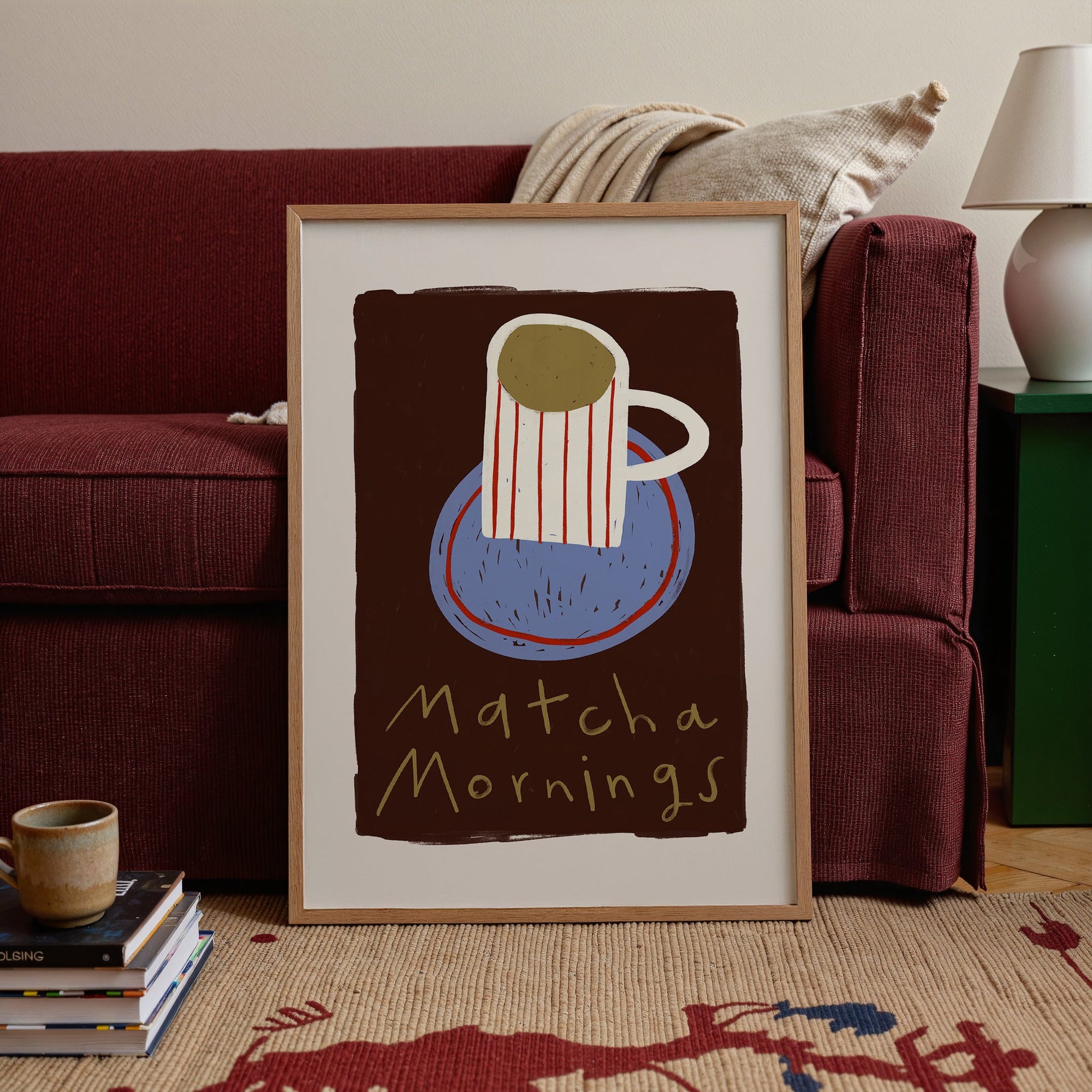 Matcha Mornings | Matcha Print | UNFRAMED