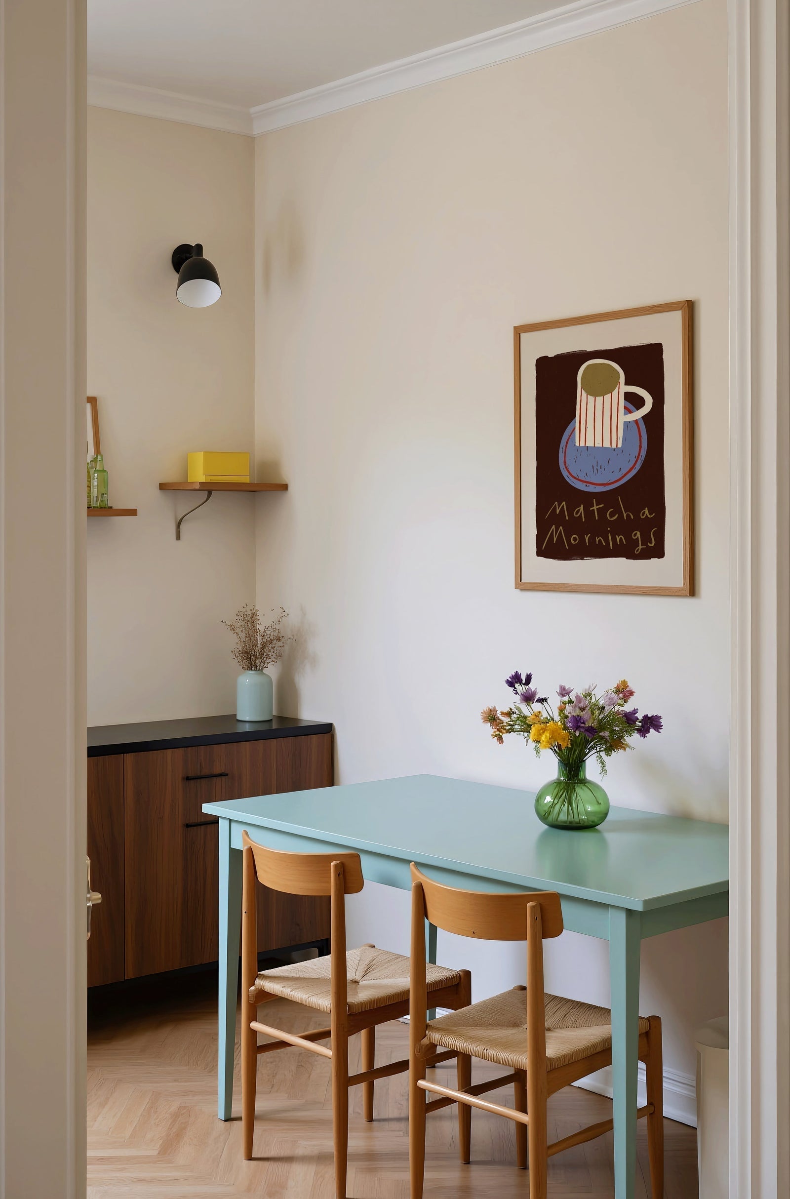 Matcha Mornings | Matcha Print | UNFRAMED