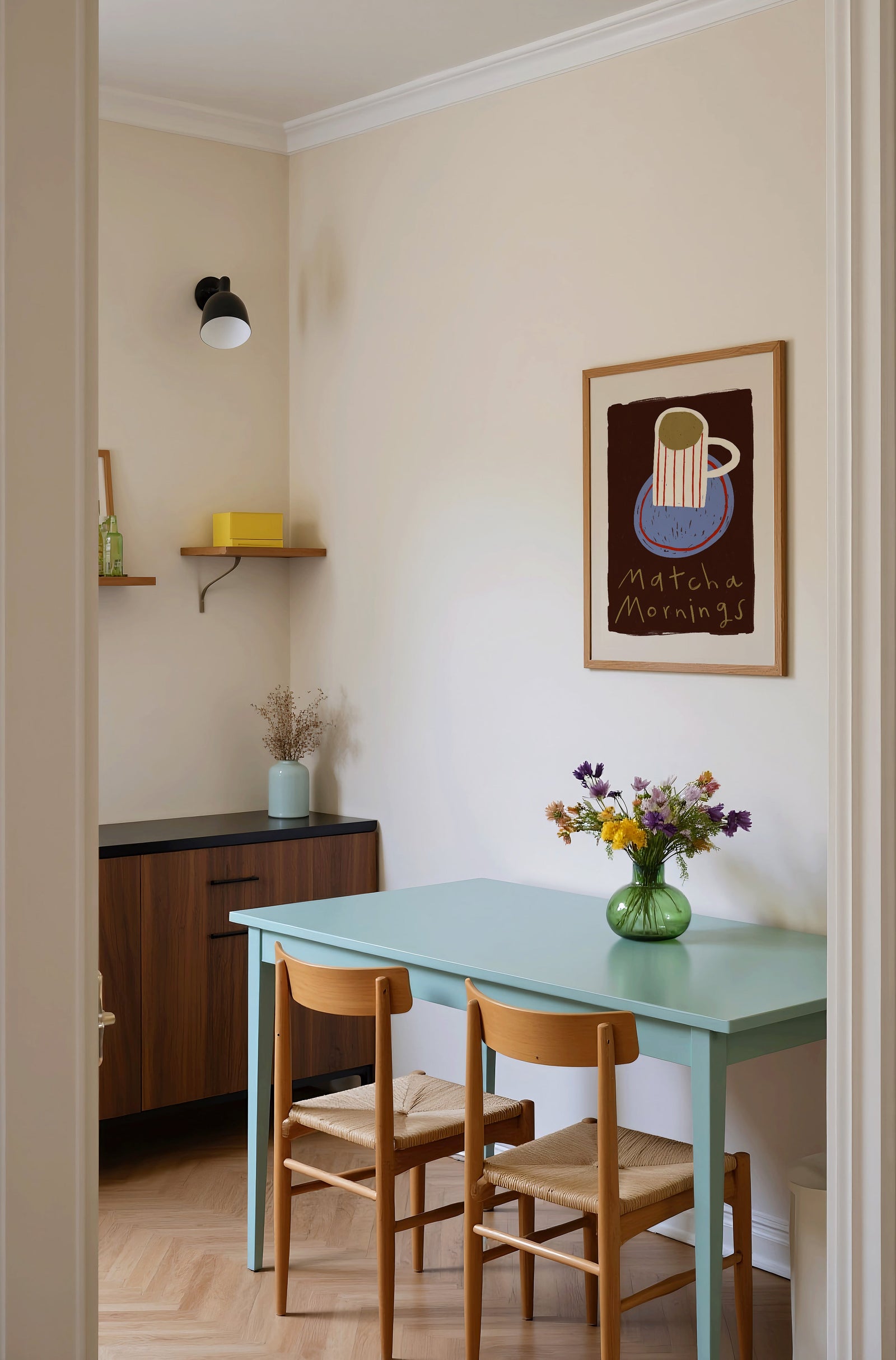 Matcha Mornings | Matcha Print | UNFRAMED