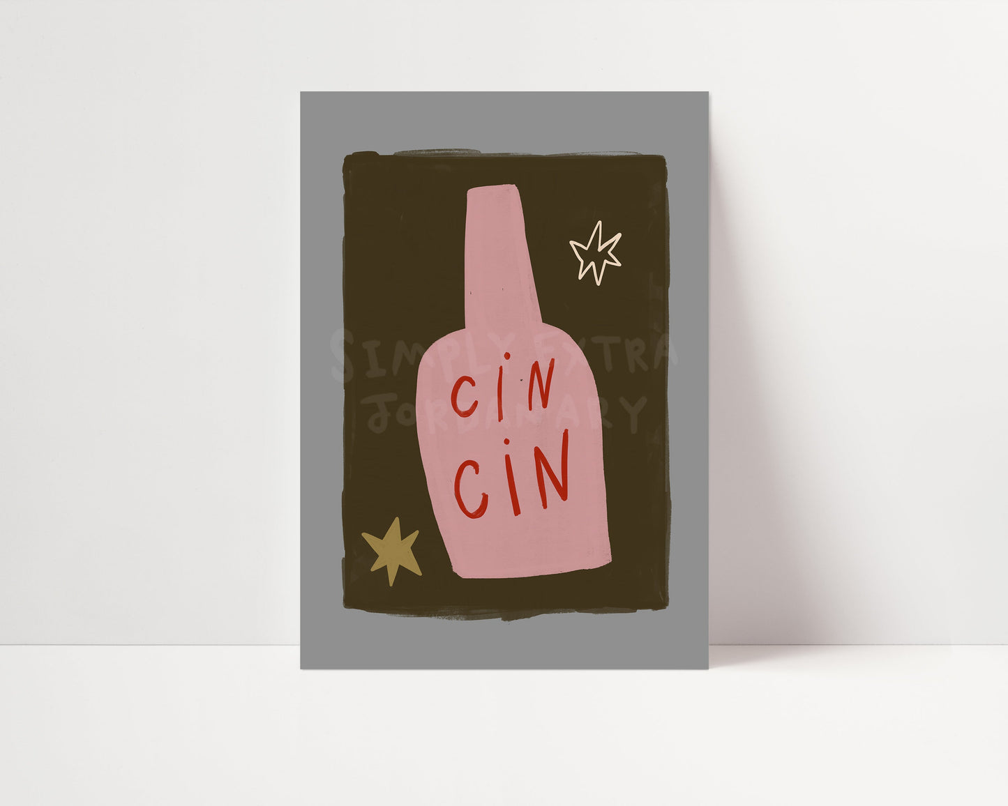 Cin Cin | Wine Print | UNFRAMED