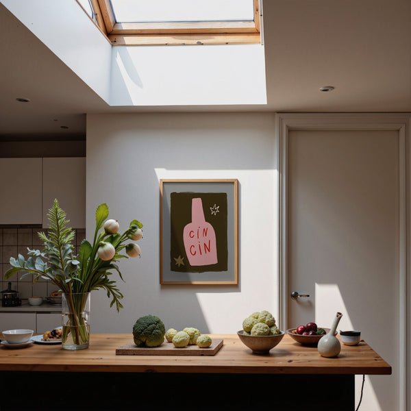 Cin Cin | Wine Print | UNFRAMED