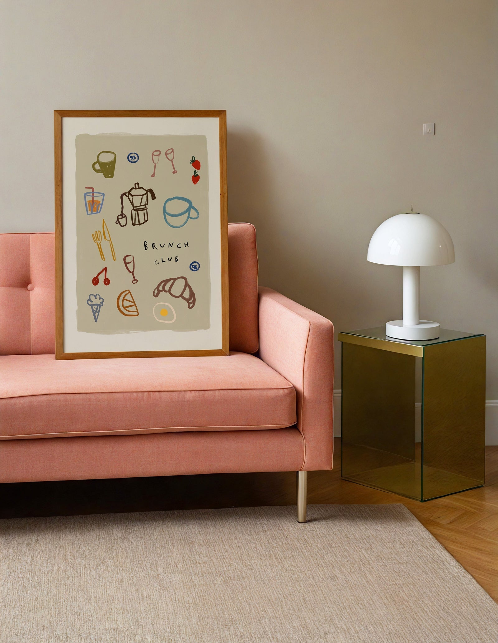 Brunch Club | Kitchen Print | UNFRAMED