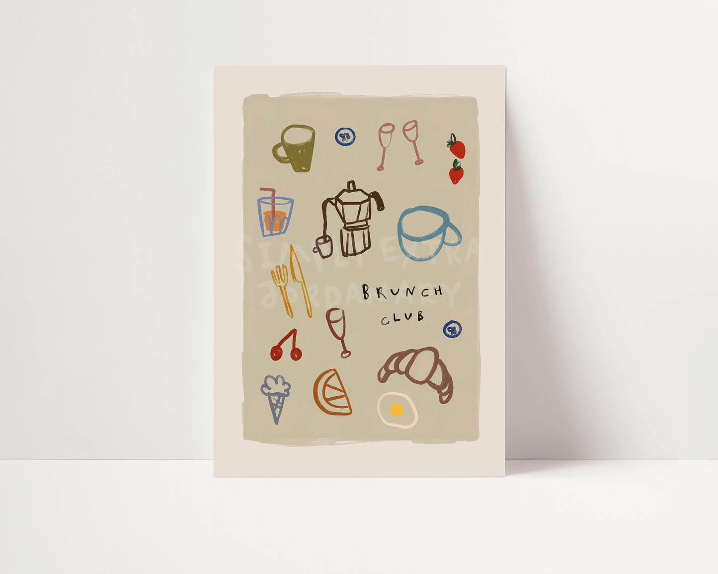 Brunch Club | Kitchen Print | UNFRAMED