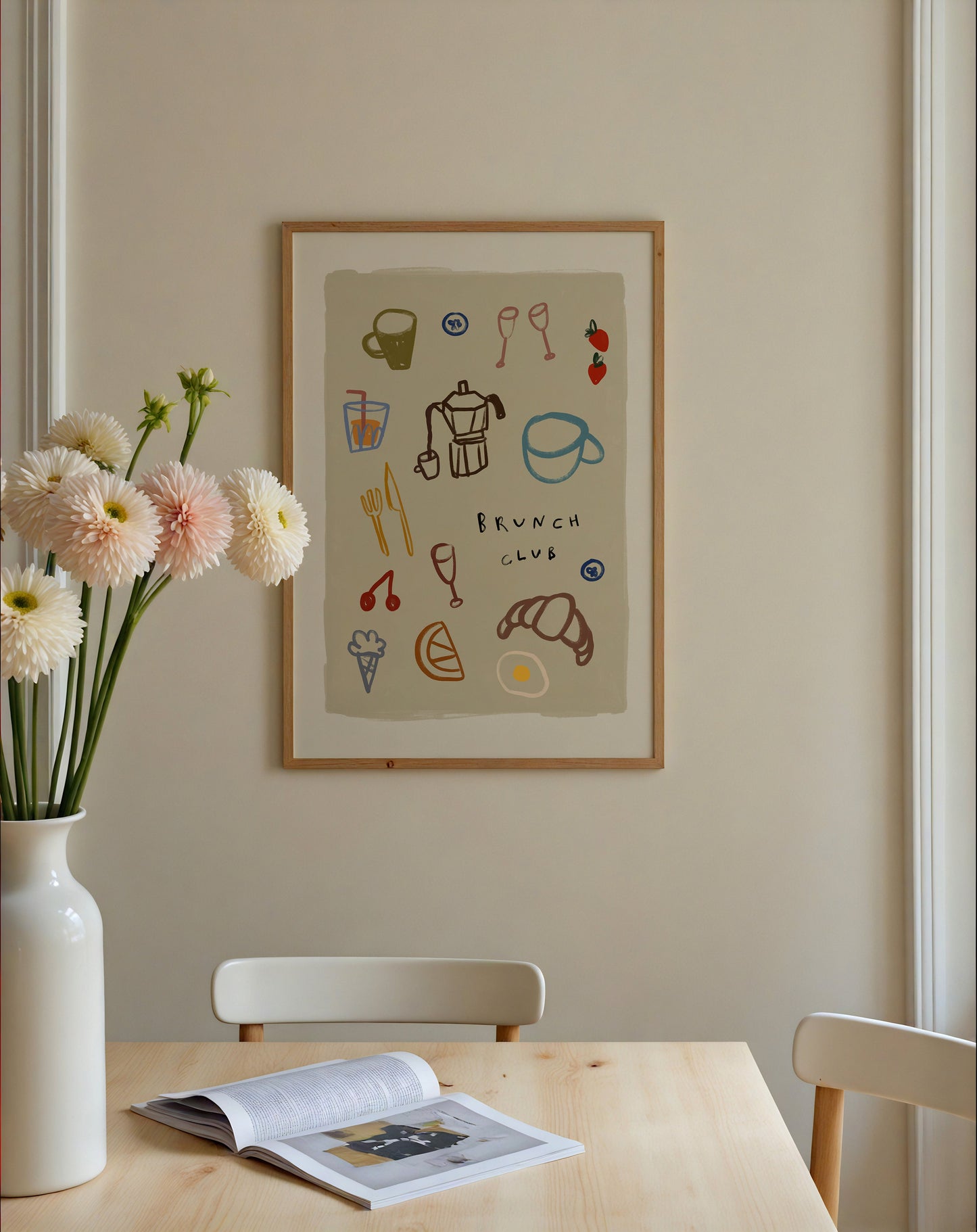 Brunch Club | Kitchen Print | UNFRAMED