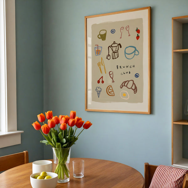Brunch Club | Kitchen Print | UNFRAMED