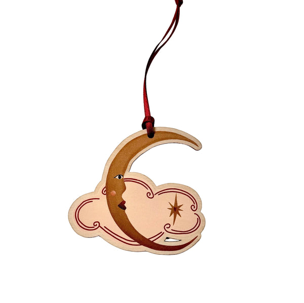 Moon and Cloud Christmas Decoration PRE-ORDER