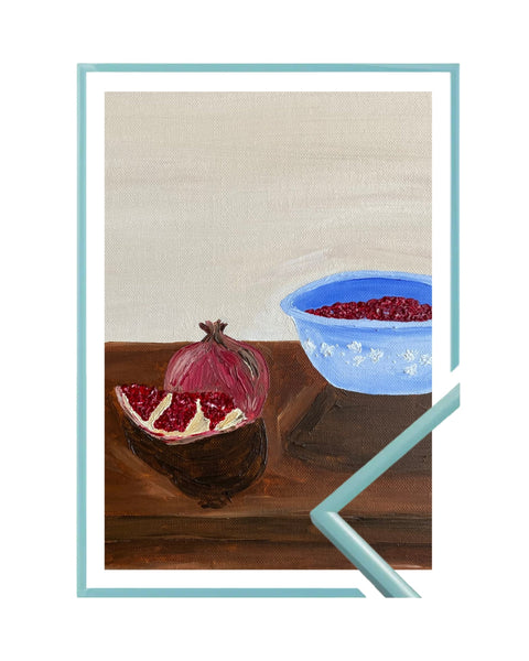 Peeled Pomegranate Fine Art Print