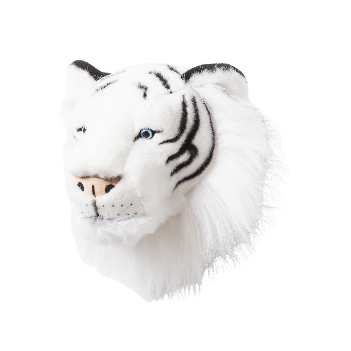 Albert the White Tiger Wall Mounted Plush Head