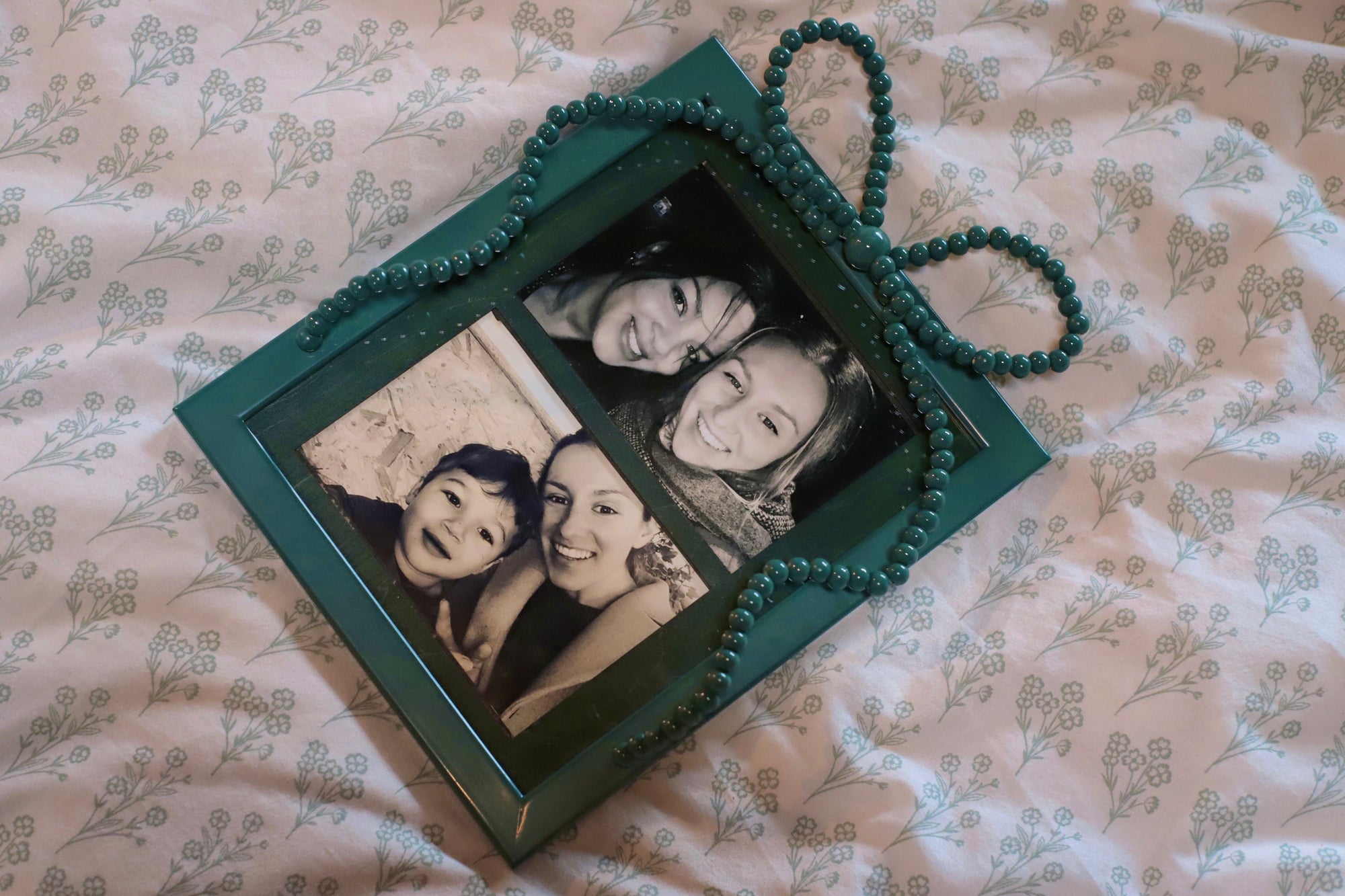 Beaded Bow Frame