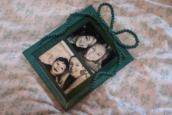 Beaded Bow Frame