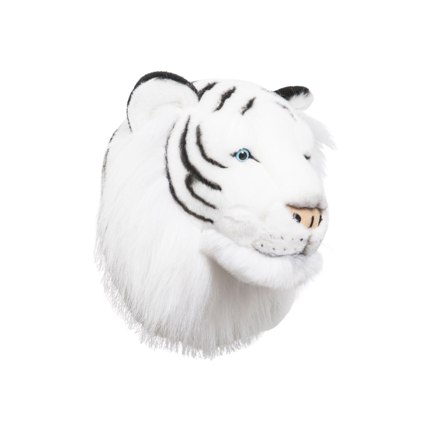 Albert the White Tiger Wall Mounted Plush Head