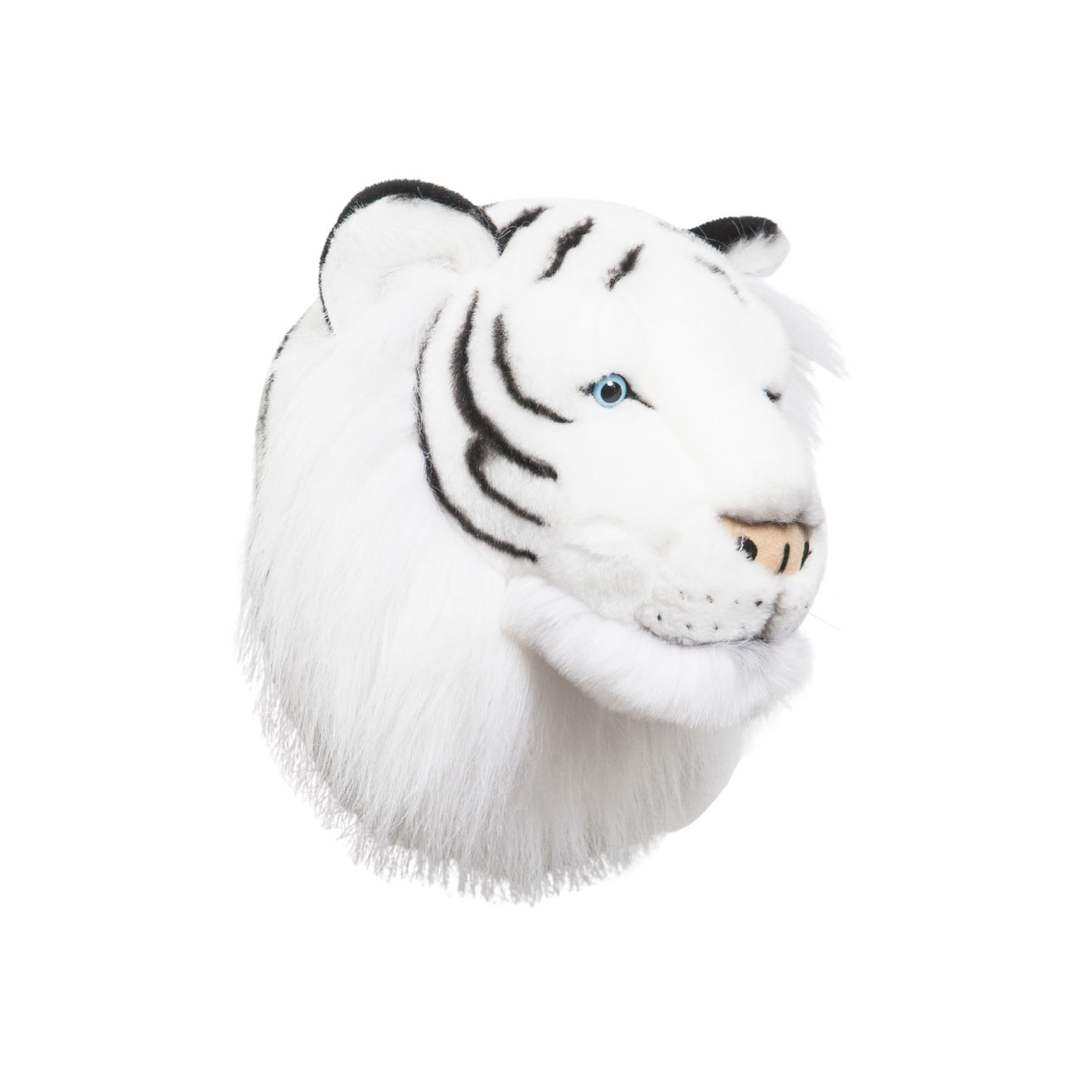 Albert the White Tiger Wall Mounted Plush Head