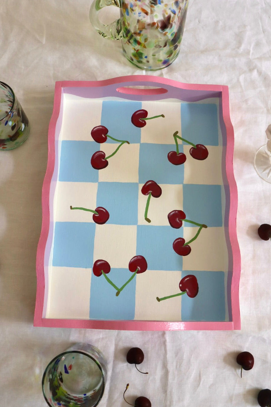 Cherry Tray (Wavy Large)