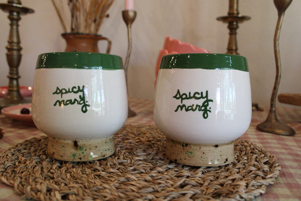 The ranch "spicy marg" Glasses/Set of Two