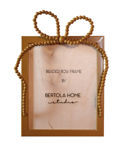 Beaded Bow Frame