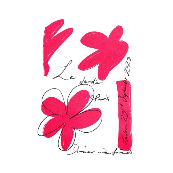Le Jardin Rouge Print