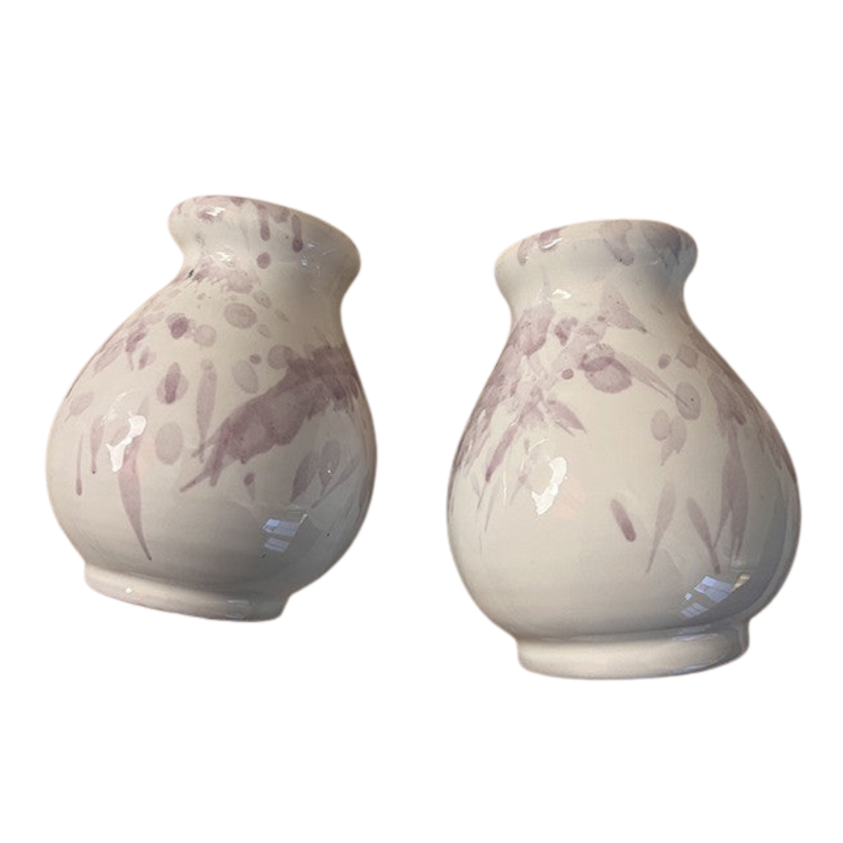 Salt And Pepper Shakers Dots Purple