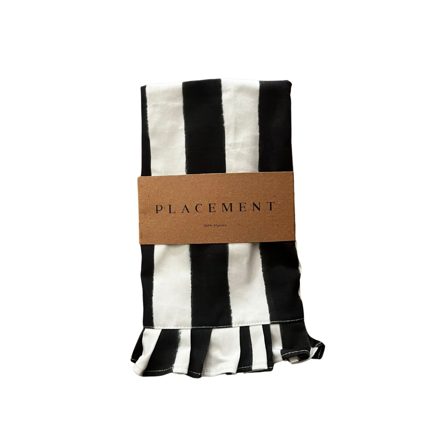 Black Striped Table Runner - Between Us
