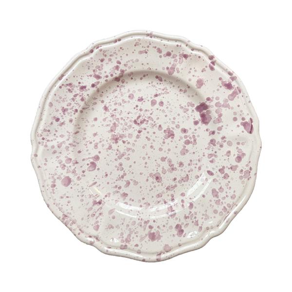 Plate Dots 20 cm Purple