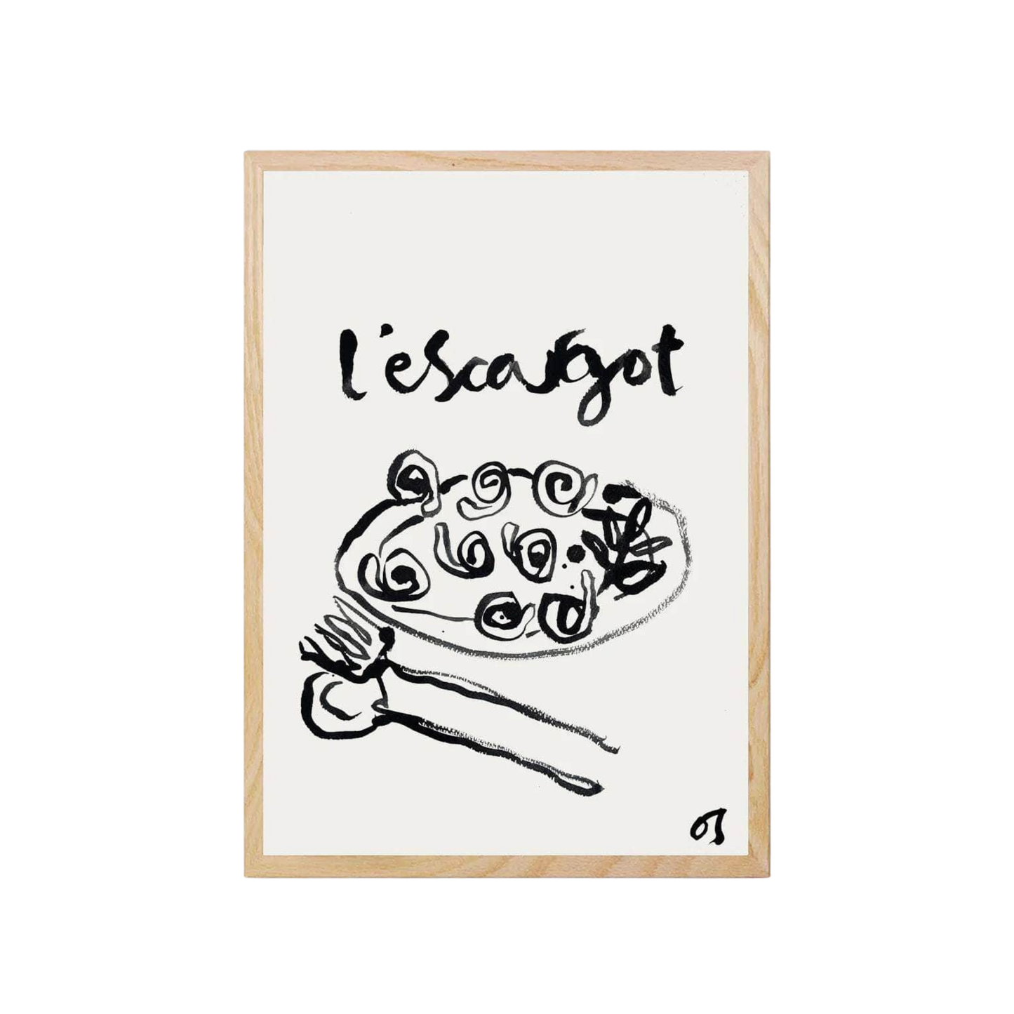 L'Escargot | Wall Art Print