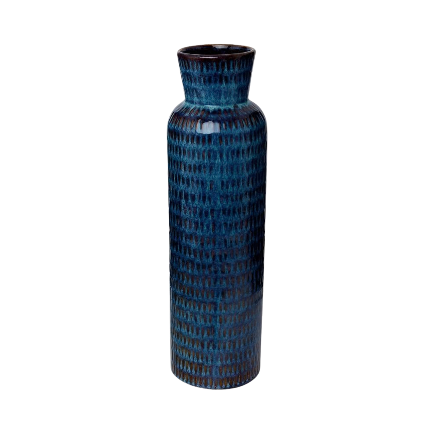 Hand Crafted Blue Vase - Large