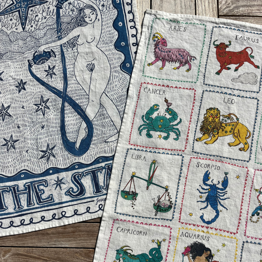 Star Sign Tea Towel