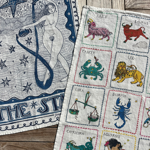 Star Sign Tea Towel