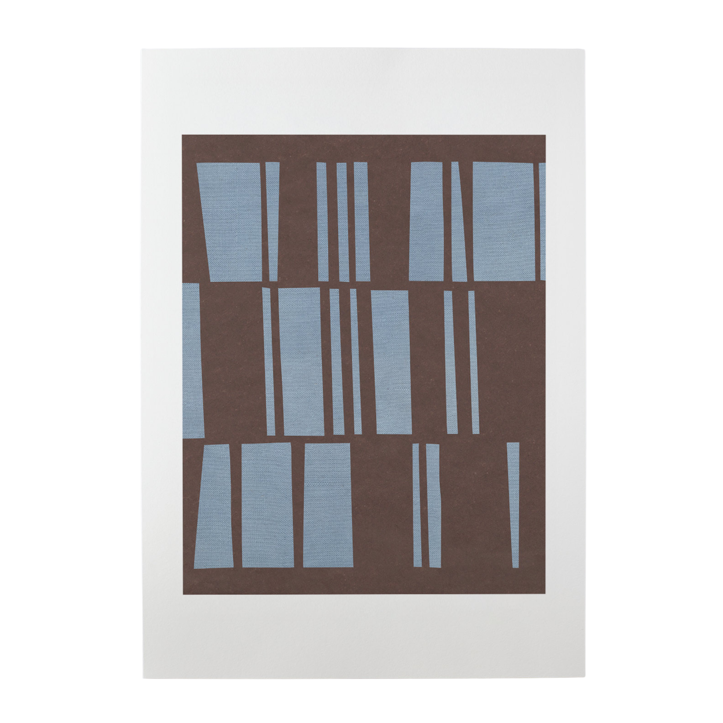 Glimpse Sky/Brown Print
