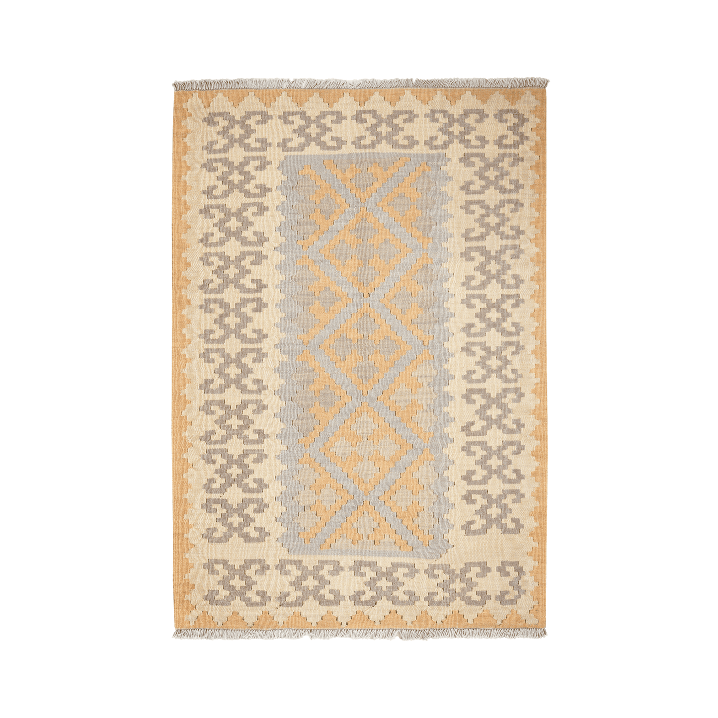 Kelim Gashgai Handwoven – Grey, 167 x 115cm