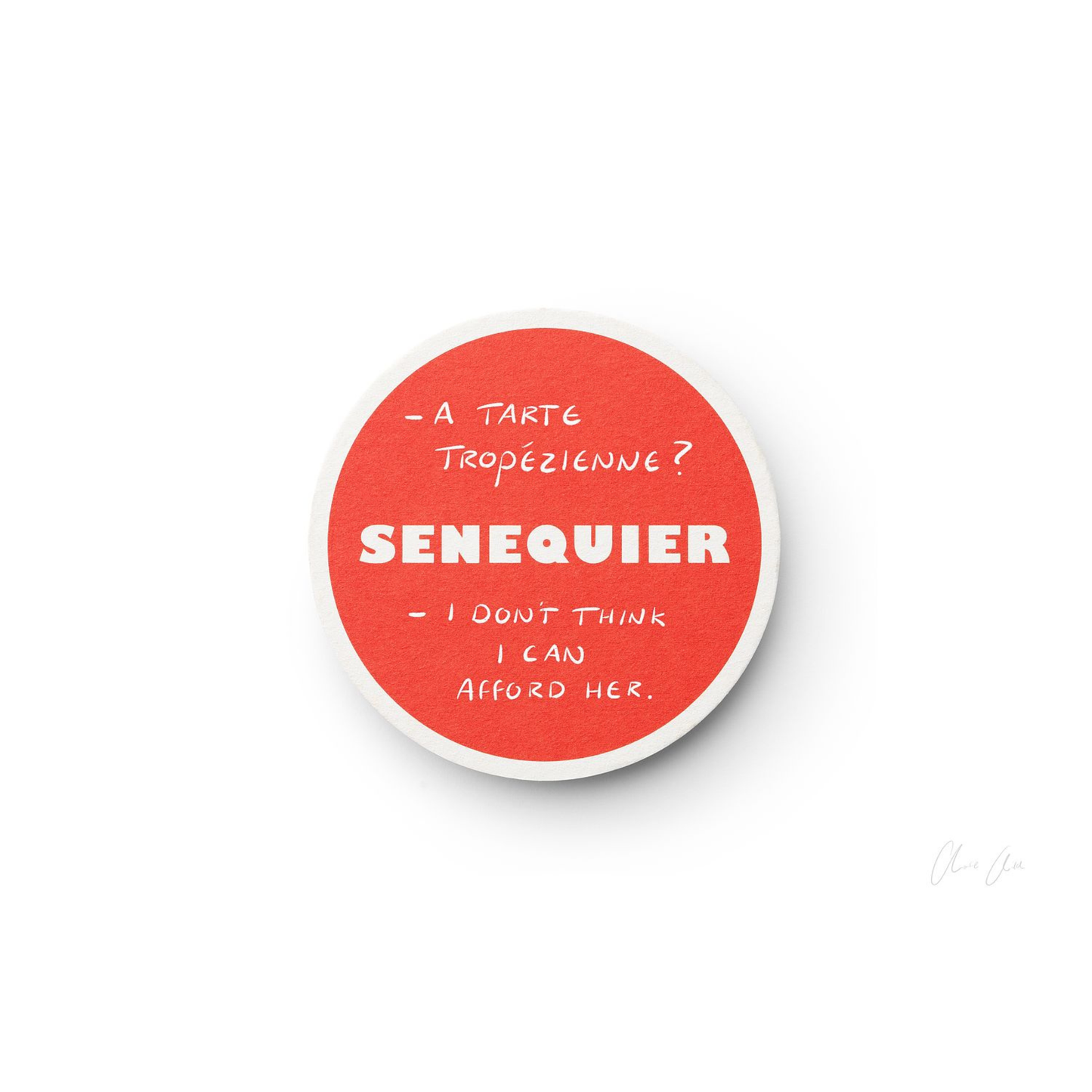 Coaster at Senequier i Print