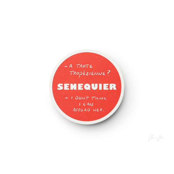 Coaster at Senequier i Print