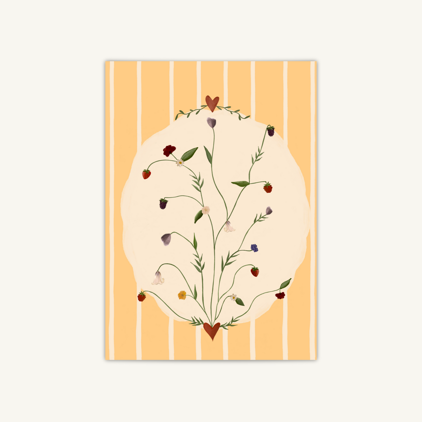 Fruits Des Bois art print — additional product photo of the design, view 2