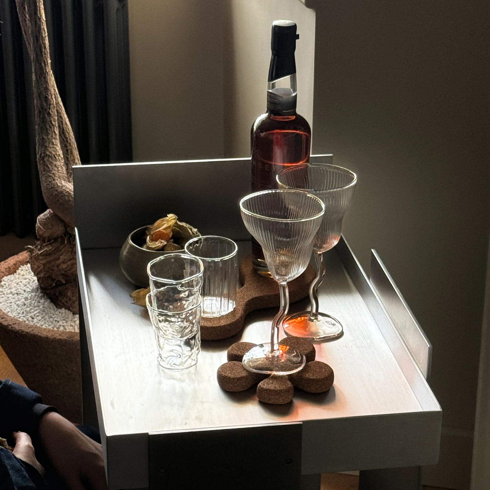 Cork Fleur Objet Coaster