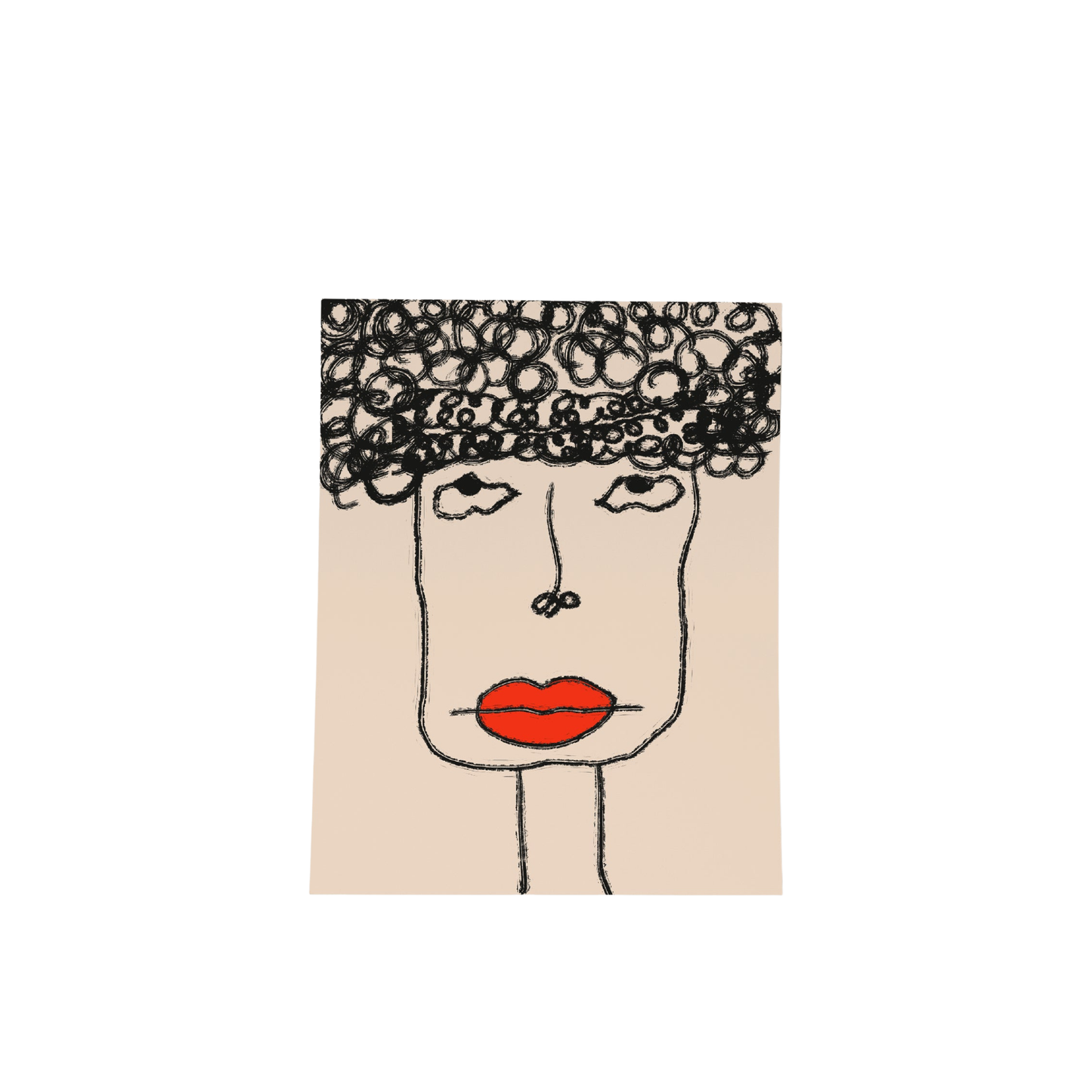 Patty Red Art Print